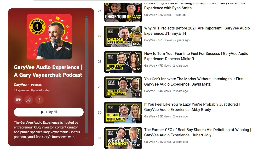 Gary Vee podcast using the how-to topic idea