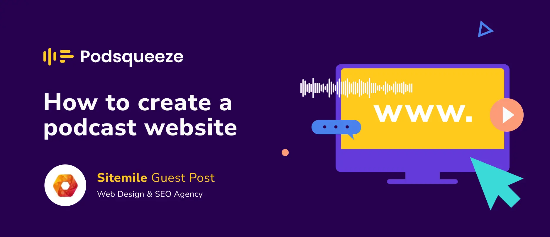 how to build a podcast website article cover