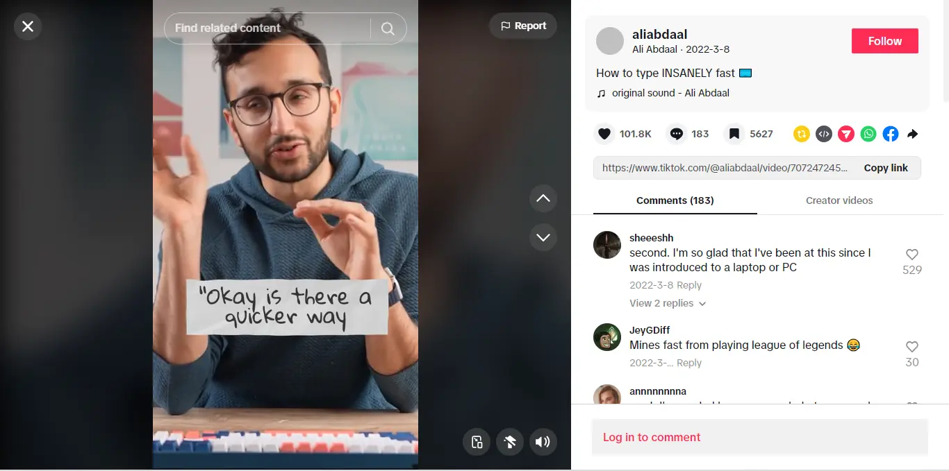 youtuber-ali-abdaal-repurposing-video-for-tiktok