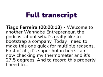 Ai generated podcast transcript