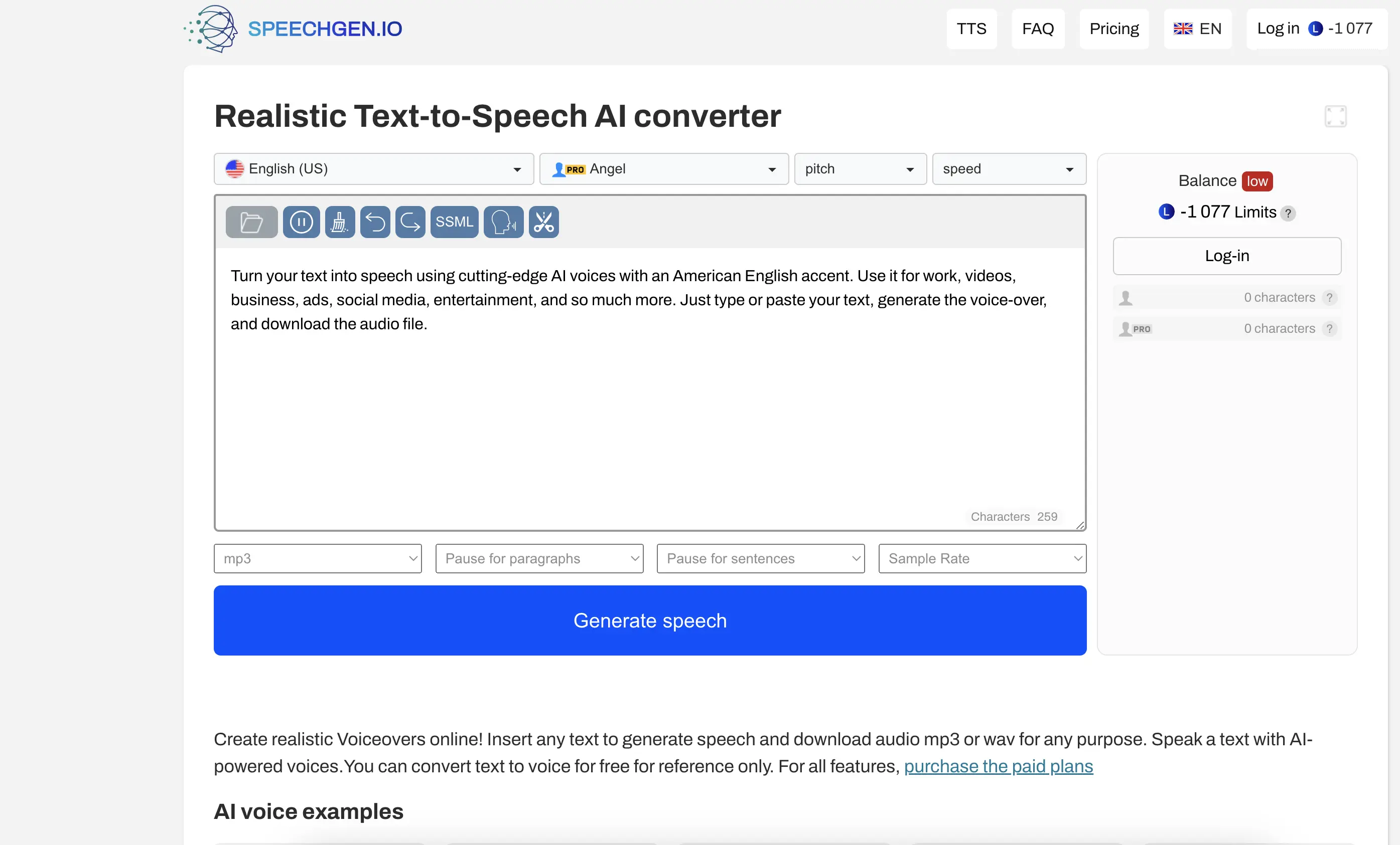 SpeechGen-for-podcast-voice-from-text