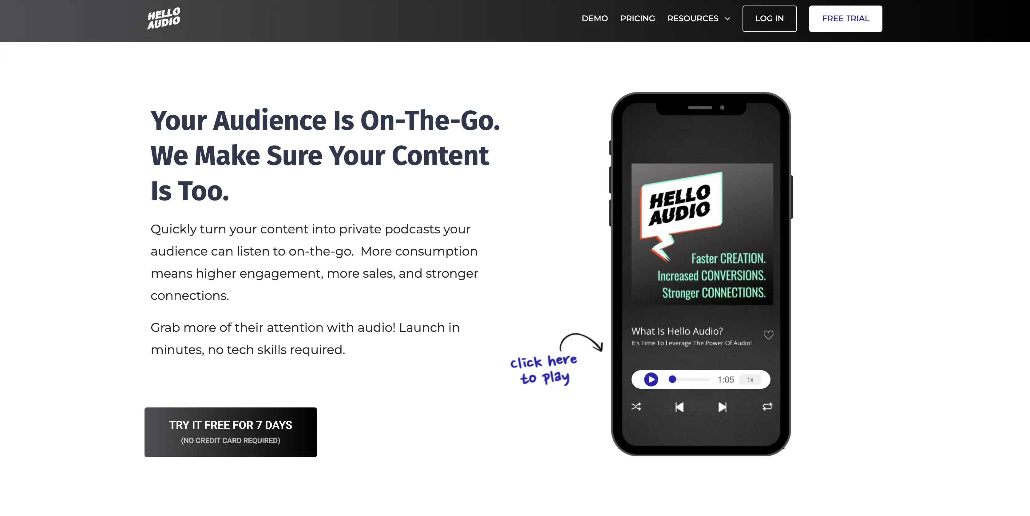 Hello-audio-for-private-podcasting